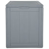 Garden Storage Box 90L Grey PP Rattan