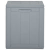 Garden Storage Box 90L Grey PP Rattan