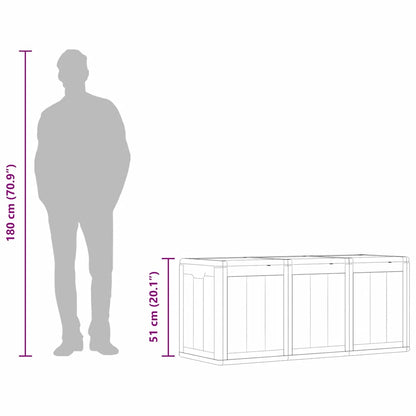 Storage Box | Grey | Polypropylene | Large | Modern | Lightweight