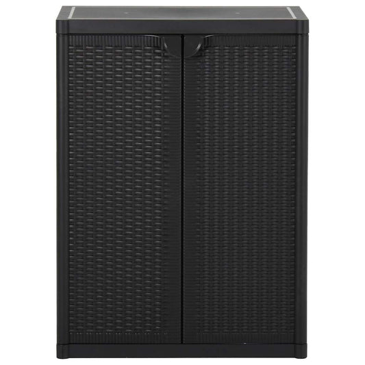 Garden Cabinet | Black | 100% Polypropylene | Medium | Durable