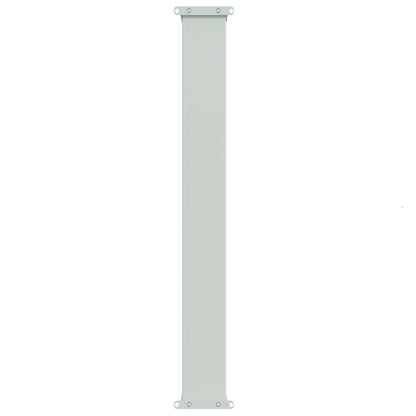 Patio Retractable Side Awning 46.1"x236.2" Black