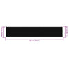 Patio Retractable Side Awning 46.1"x236.2" Black