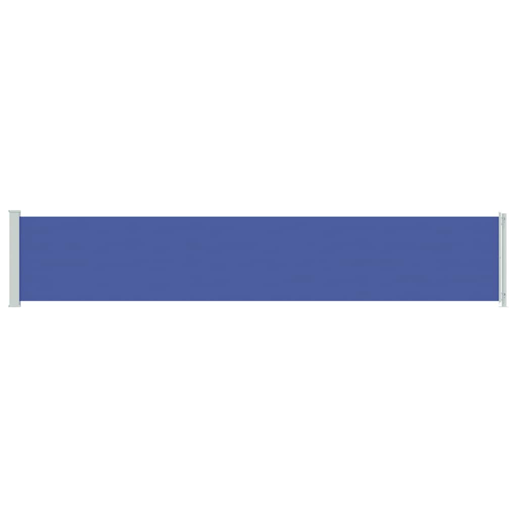 Patio Retractable Side Awning 117x600 cm Blue