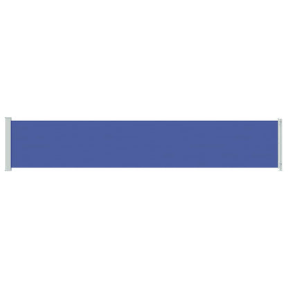 Patio Retractable Side Awning 117x600 cm Blue