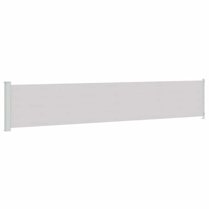 Patio Retractable Side Awning 117x600 cm Grey