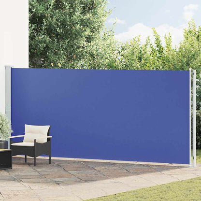 Patio Retractable Side Awning 180x600 cm Blue