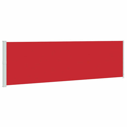 Patio Retractable Side Awning 180x600 cm Red