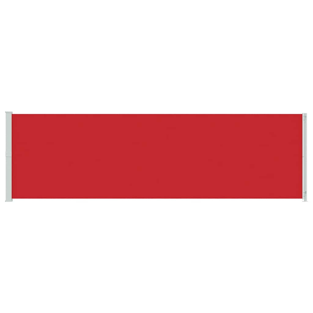 Patio Retractable Side Awning 180x600 cm Red