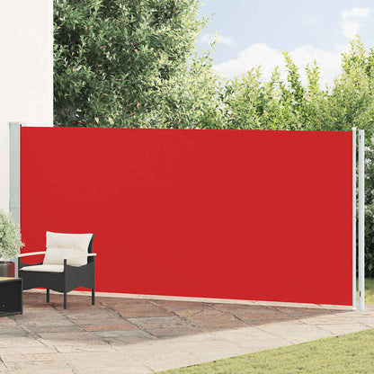 Patio Retractable Side Awning 180x600 cm Red