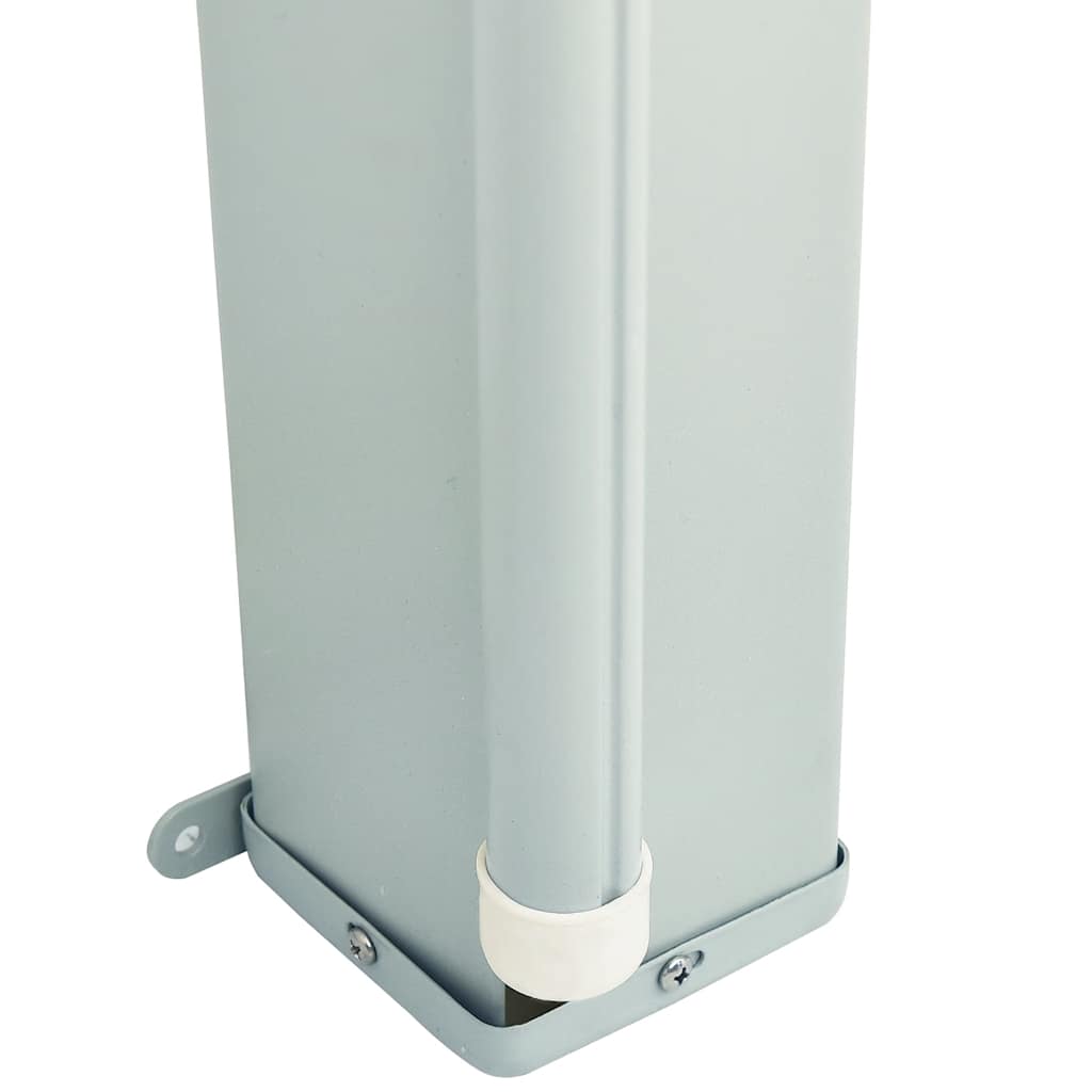 Patio Retractable Side Awning 180x600 cm Brown