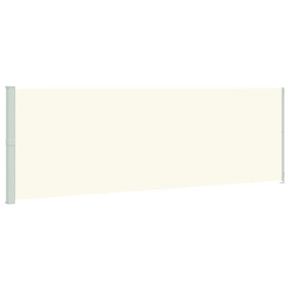 Patio Retractable Side Awning 78.7"x236.2" Cream