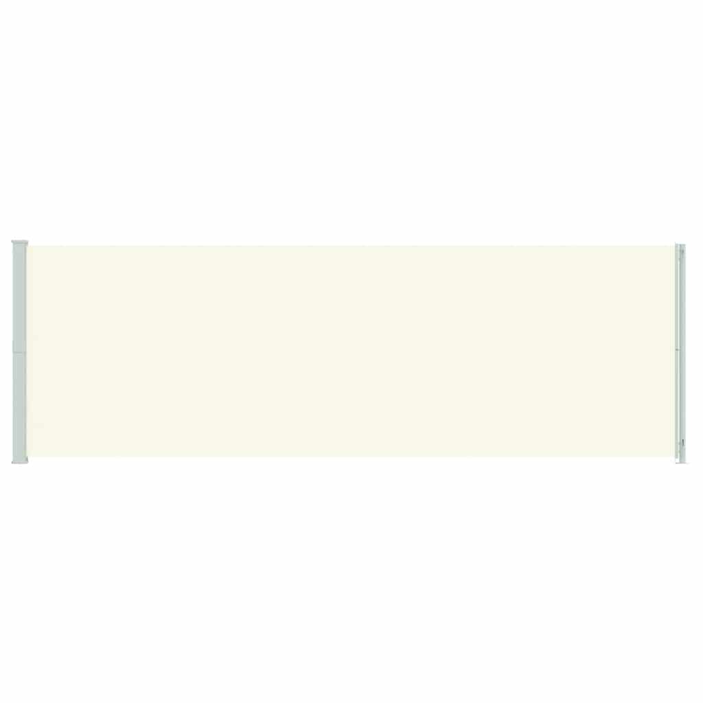 Patio Retractable Side Awning 78.7"x236.2" Cream