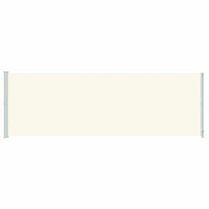 Patio Retractable Side Awning 78.7"x236.2" Cream