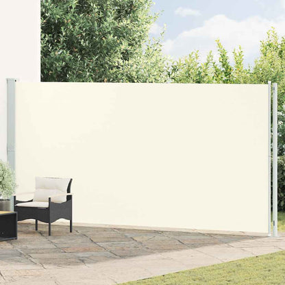 Patio Retractable Side Awning 78.7"x236.2" Cream