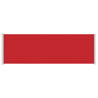 Patio Retractable Side Awning 200x600 cm Red