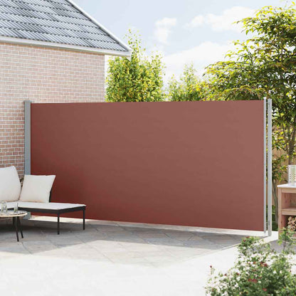 Patio Retractable Side Awning 200x600 cm Brown