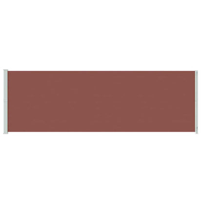 Patio Retractable Side Awning 200x600 cm Brown