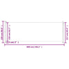 Patio Retractable Side Awning 86.6"x236.2" Black