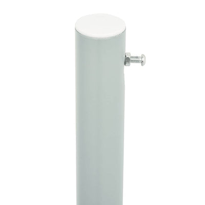 Patio Retractable Side Awning 86.6"x236.2" Gray
