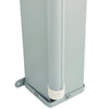 Patio Retractable Side Awning 86.6"x236.2" Gray