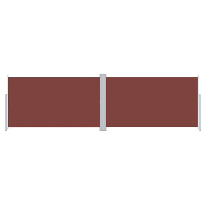 Retractable Side Awning Brown 180x600 cm