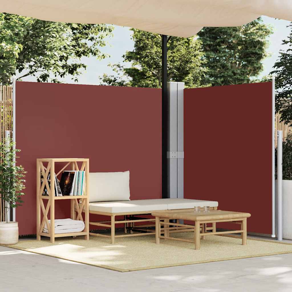 Retractable Side Awning Brown 180x600 cm