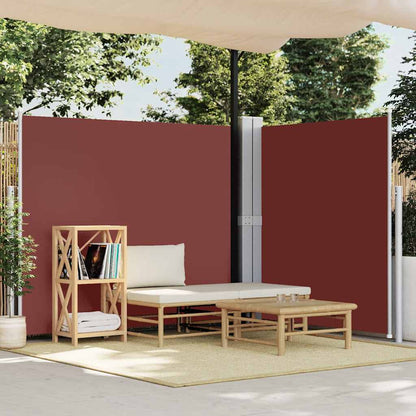 Retractable Side Awning Brown 180x600 cm