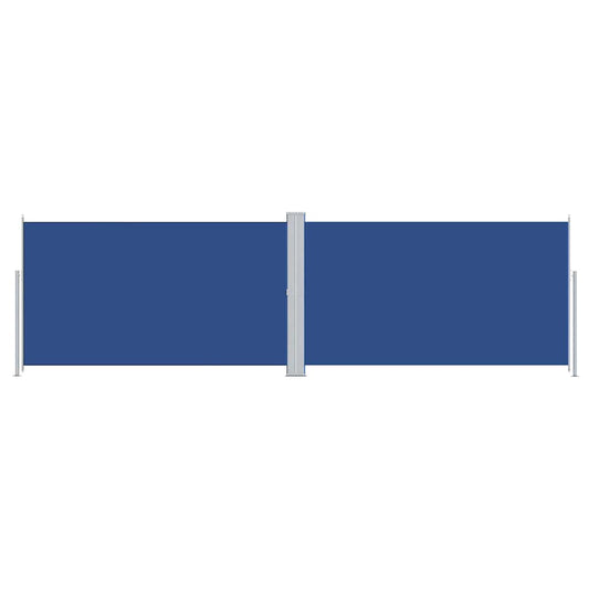 Side Awning | Blue | Polyester with PU coating, Steel, Aluminium
