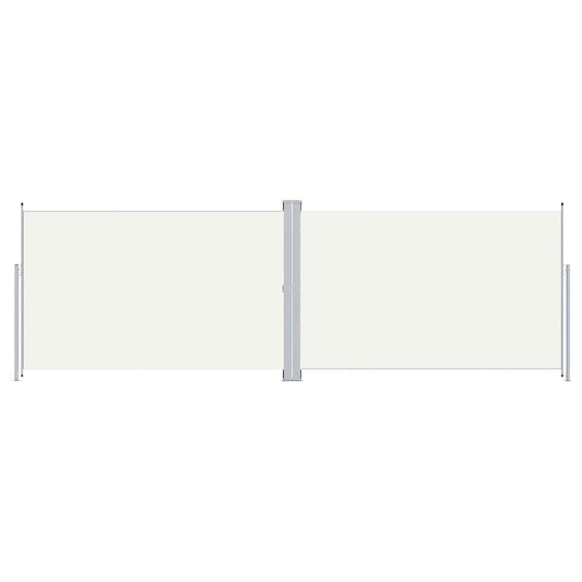 Retractable Side Awning Cream 200x600 cm