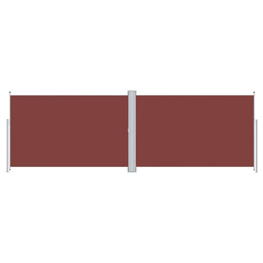 Side Awning | Brown | Polyester, Steel, Aluminium | 200 x 600 cm