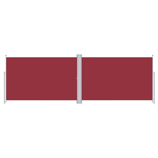 Side Awning | Red | Polyester with PU coating | 200 x 600 cm