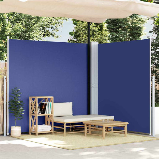 Side Awning | Blue | 100% polyester, steel, aluminium | Large