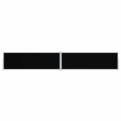 Side Awning | Black | Polyester with PU coating, Steel, Aluminium