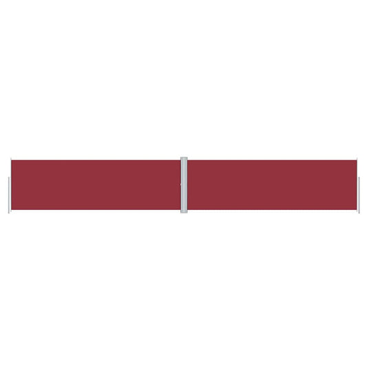Side Awning | Red | Polyester with PU coating | 160 x 1000 cm