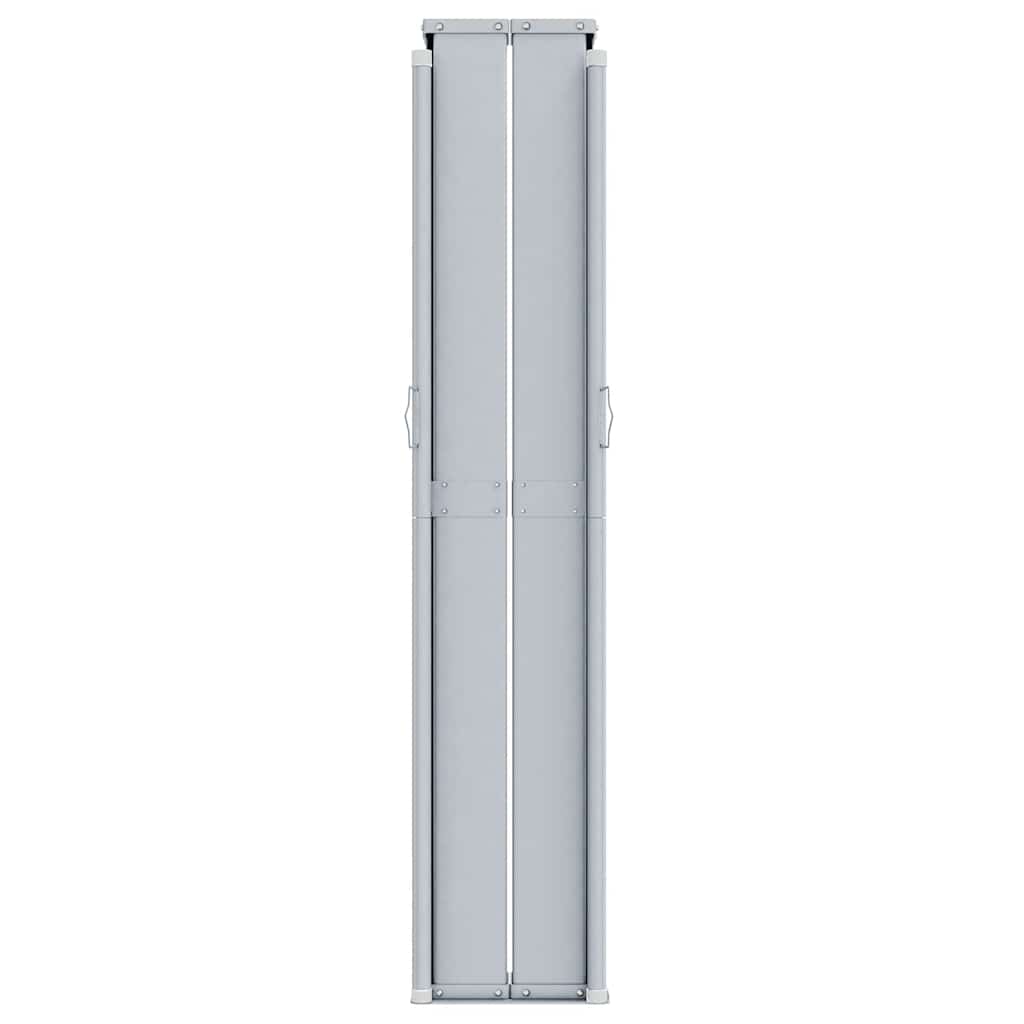 Retractable Side Awning Red 200x1000 cm