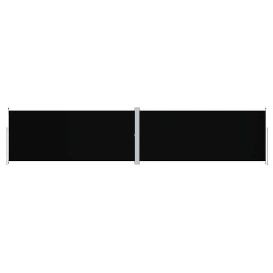Side Awning | Black | Polyester, Steel, Aluminium | Large |  Retractable