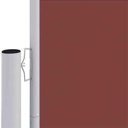 Retractable Side Awning Brown 220x1000 cm