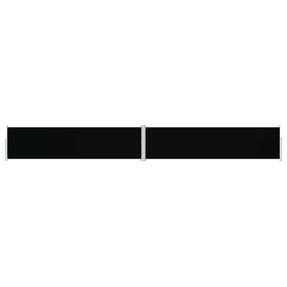 Side Awning | Black | Polyester with PU coating, steel, aluminium