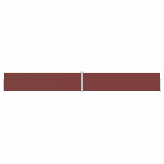 Side Awning | Brown | Polyester with PU coating | 160 x 1200 cm