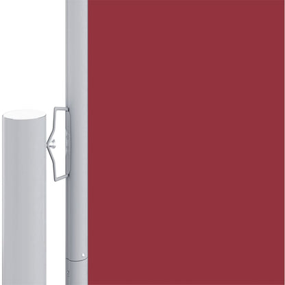 Retractable Side Awning Red 160x1200 cm