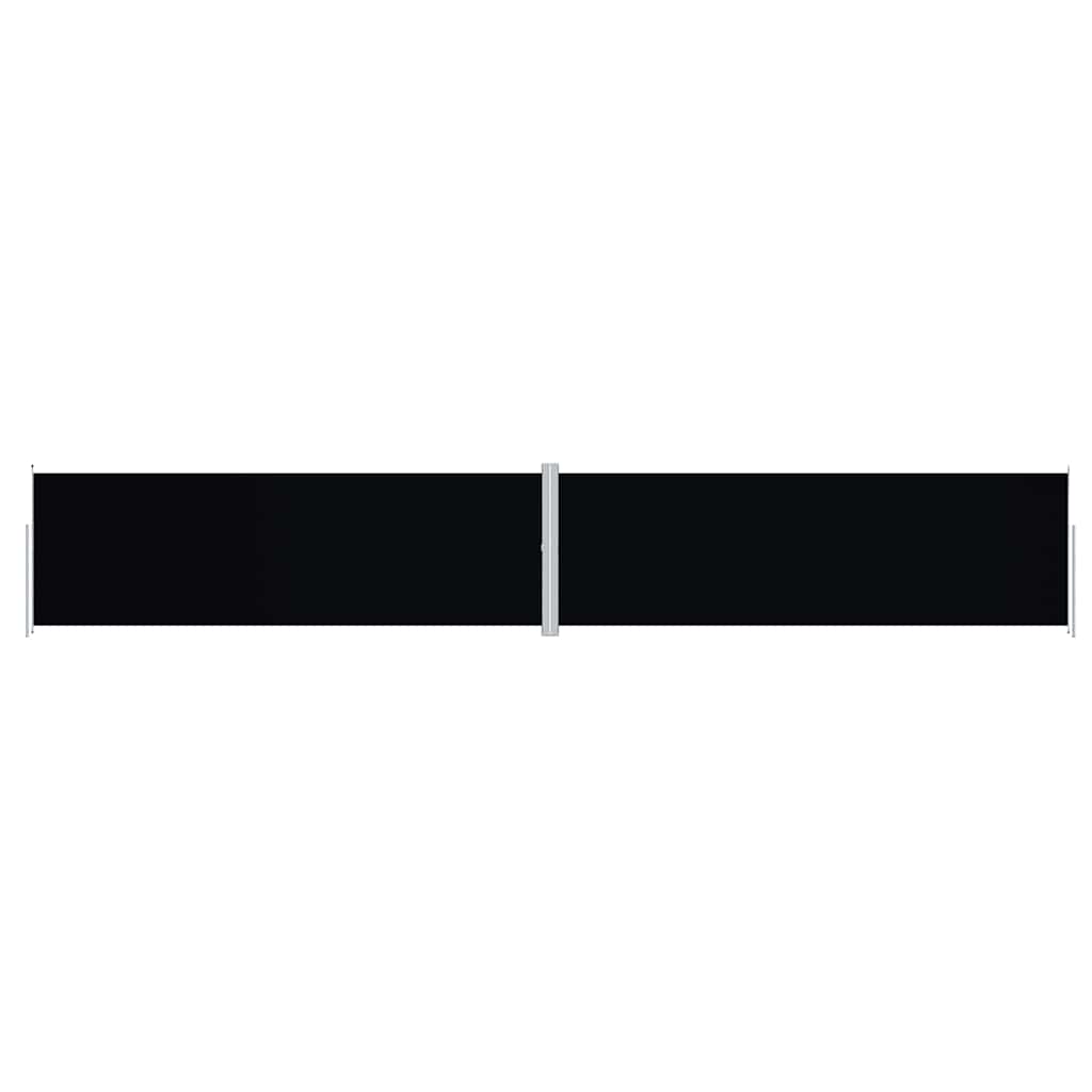 Side Awning | Black | Polyester with PU coating, steel, aluminium