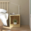 Bedside Cabinet 35.5x33.5x41.5 cm Solid Pinewood