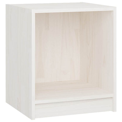 809922 vidaXL Bedside Cabinets 2 pcs White 35,5x33,5x41,5 cm Solid Wood Pine