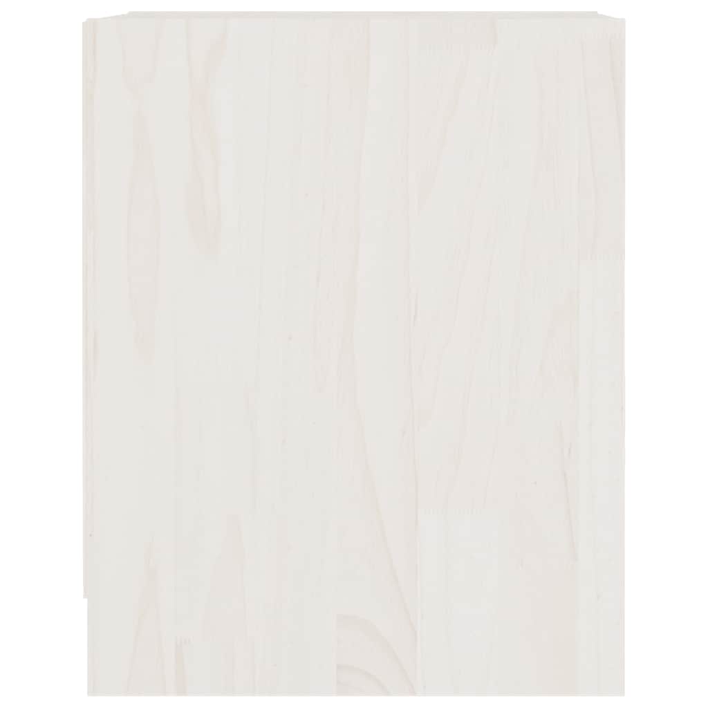 809922 vidaXL Bedside Cabinets 2 pcs White 35,5x33,5x41,5 cm Solid Wood Pine