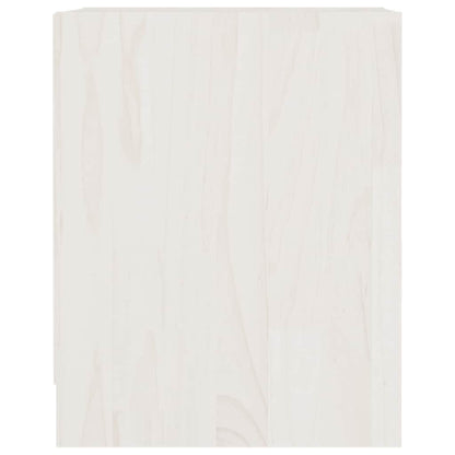 809922 vidaXL Bedside Cabinets 2 pcs White 35,5x33,5x41,5 cm Solid Wood Pine