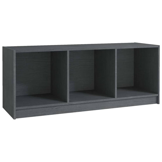 TV Cabinet | Grey | Solid Pinewood | Medium | TV Cabinet | Rectangular