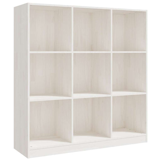 Book Cabinet | White | Solid pinewood | Medium | Book Cabinet