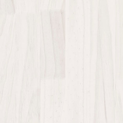 Garden Planters 2 pcs White 31x31x31 cm Solid Pinewood