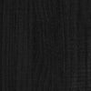 Garden Planter Black 31x31x31 cm Solid Pinewood
