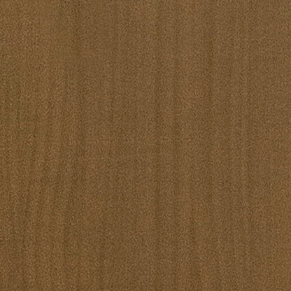 Garden Planter Honey Brown 23.6"x23.6"x23.6" Solid Wood Pine
